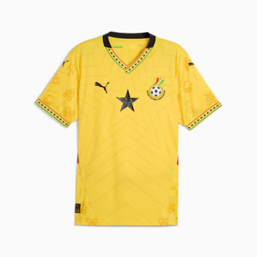 2025 Ghana Away Menâs Shirt CAF