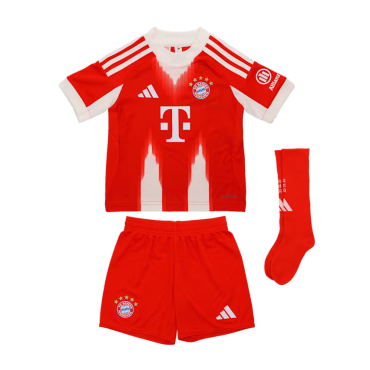 Monaco Kids Home Soccer Shirt 2025/26