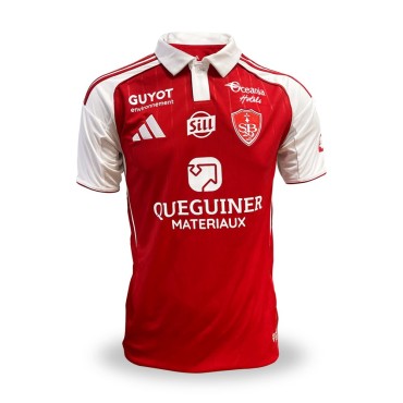 Brest Men's Home Jersey Ligue 1 2025/26