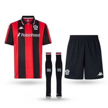 OGC Nice Kids Home Jersey 2025/26 Ligue