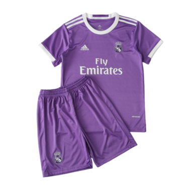 Real Madrid Retro Away Jersey Kids