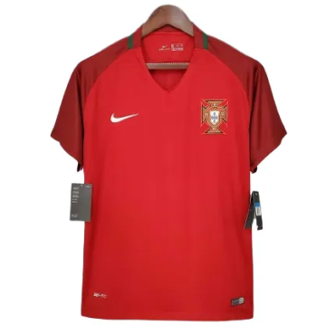 Portugal Retro Home Jersey 2016 Men's