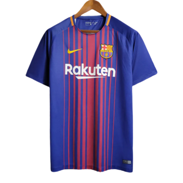 Barcelona 2017/18 Retro Home Jersey for