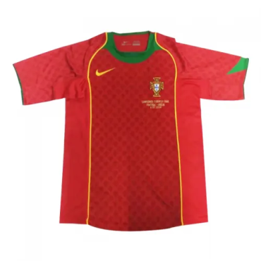 Portugal Home Jersey 2004 Retro Men