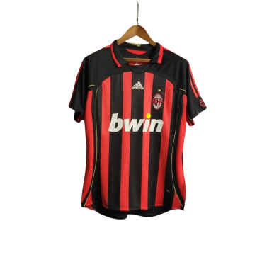 Camiseta Milan Home 2006/07 Retro - Hombre