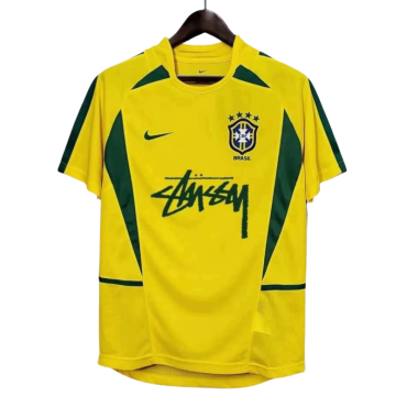 Brazil Retro Home Jersey 2002 Men