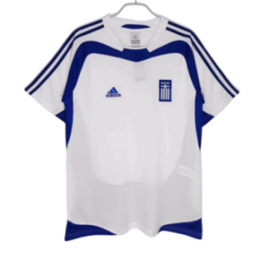 Greece 2004 Retro Vintage Home Jersey