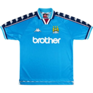 Manchester City Retro Home Jersey Mens  