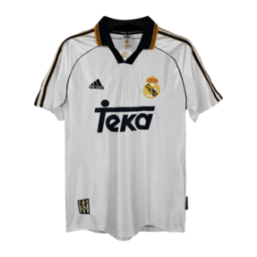 Real Madrid Retro Home Jersey Men   La