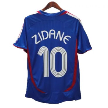 France Home 2006 Retro Men - Zidane  