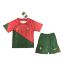 Portugal Retro Home Jersey 2022 Kids