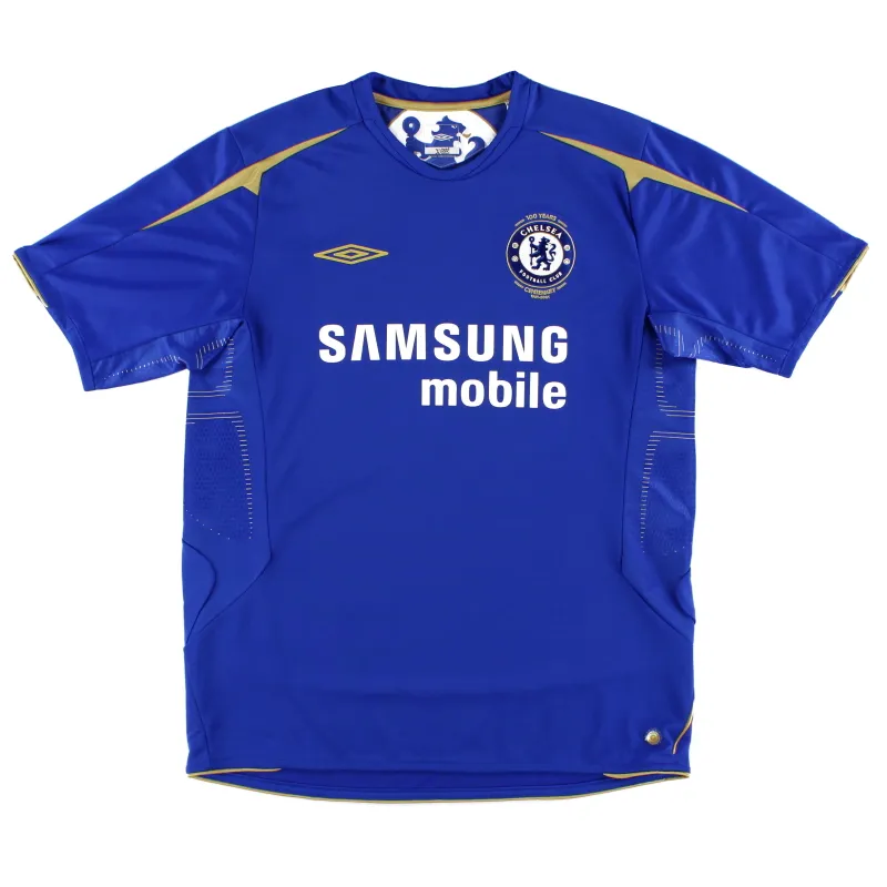 Chelsea 2005/06 Home Retro Jersey Men  