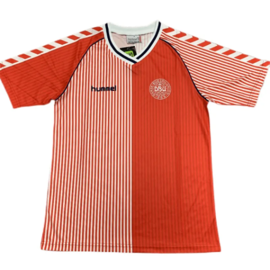 Denmark 1986 Home Retro Jersey Men