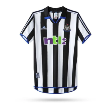 Newcastle United Retro Home Shirt