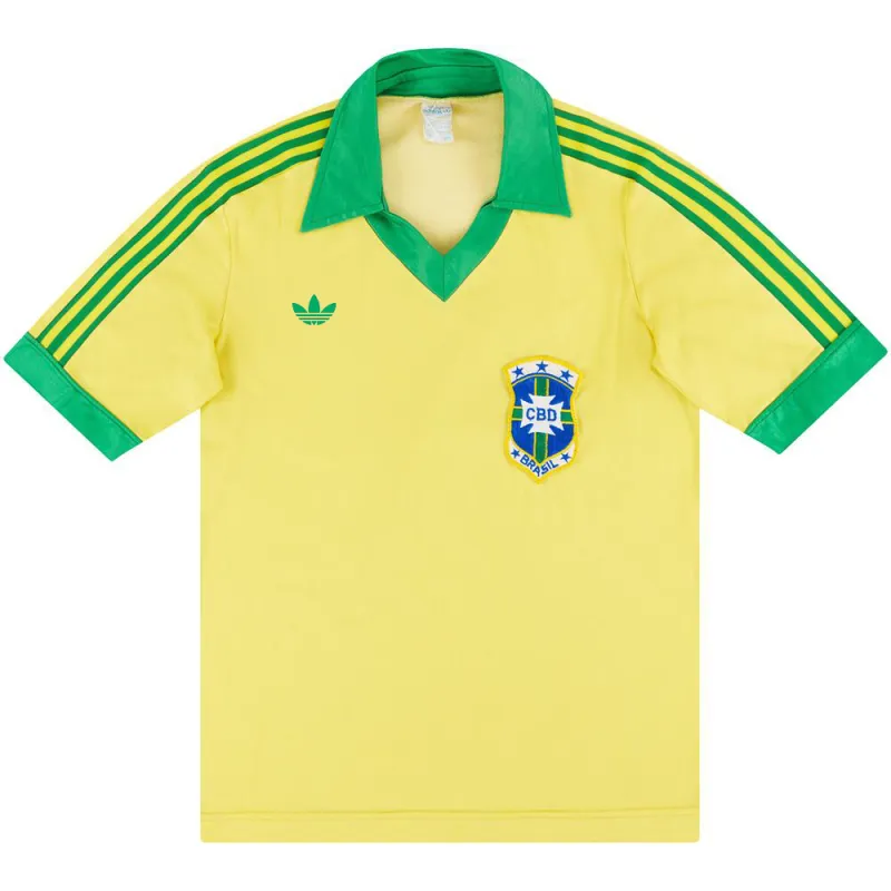 Brazil Home Retro Shirt 1978/80 Men's