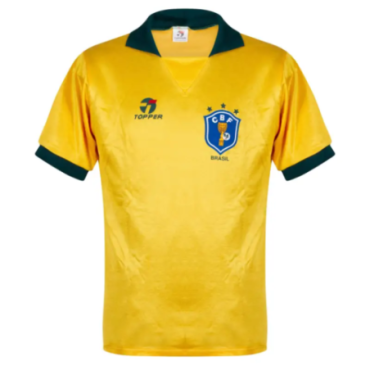 Brazil 1988 Retro Home Jersey Men