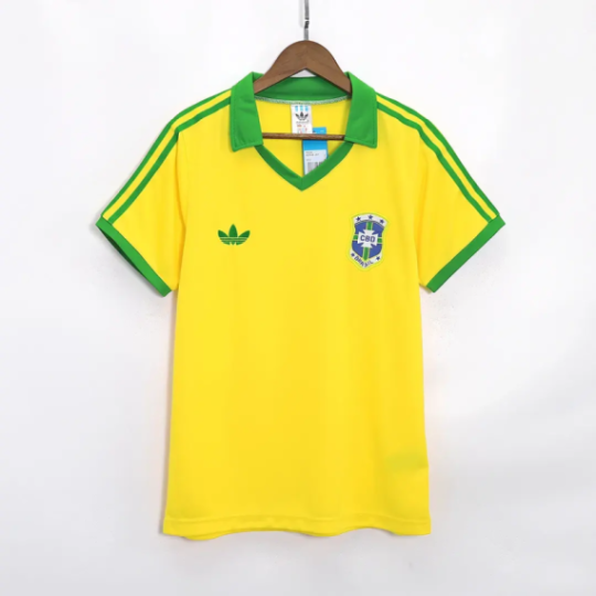 Brazil 1977 Retro Home Jersey Men
