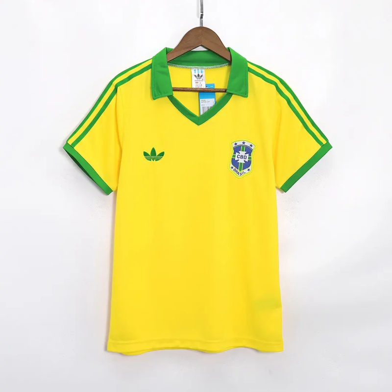 Brazil 1977 Retro Home Jersey Men