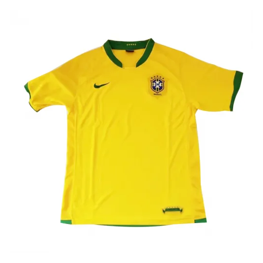 Brazil 2006 Retro Home Shirt Men World