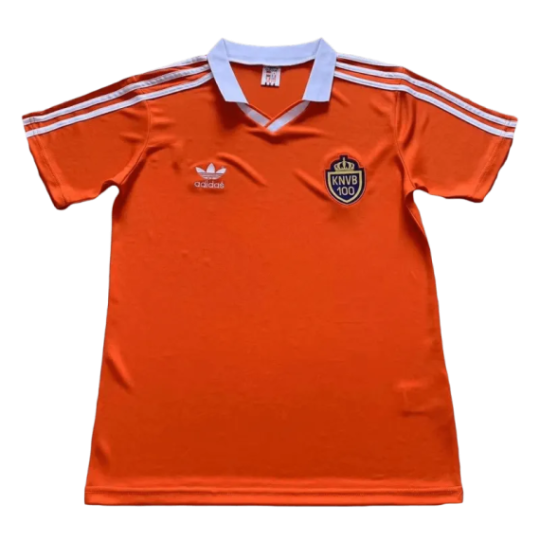 Netherlands 1988 Home Retro Jersey 100th