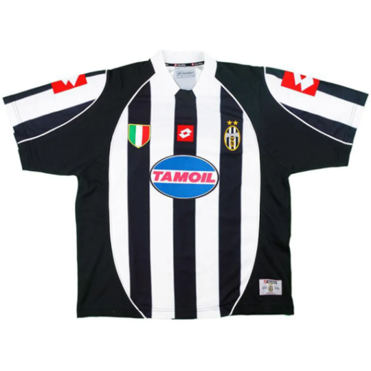 Juventus Retro Home Shirt 2002/03 Del
