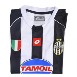 Juventus Retro Home Shirt 2002/03 Del