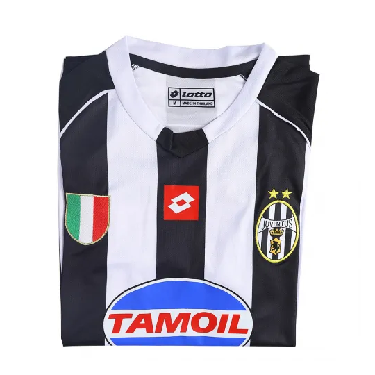 Juventus Retro Home Shirt 2002/03 Del