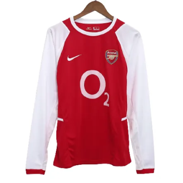 Arsenal Retro Home Jersey Men 2002/04