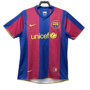 Barcelona 2007/08 Retro Jersey Men 50th