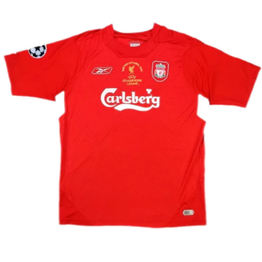 Liverpool 2005 Retro Jersey Gerrard