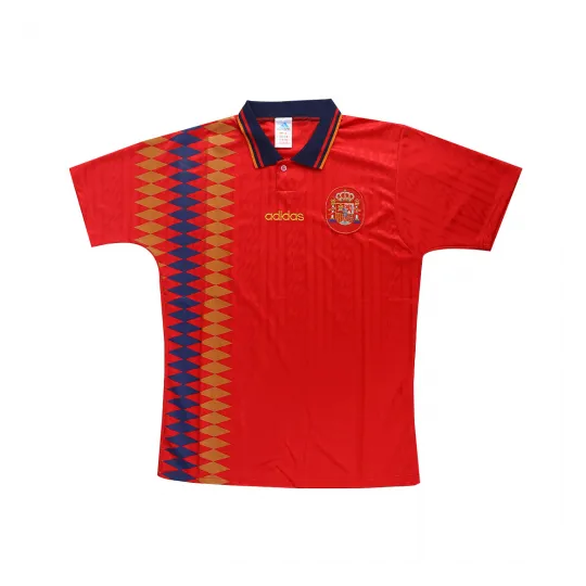 Spain 1994 Retro Home Jersey Men - World