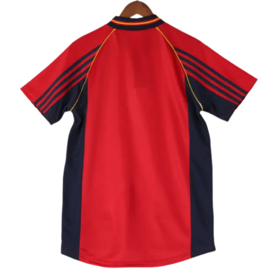 Spain 1998 Retro Home Jersey Men's World