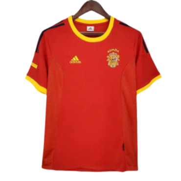 Spain 2002 Retro Home Jersey World Cup