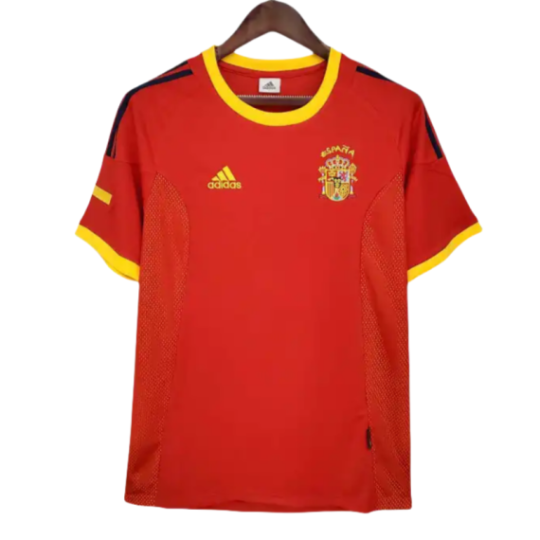 Spain 2002 Retro Home Jersey World Cup