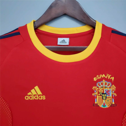 Spain 2002 Retro Home Jersey World Cup