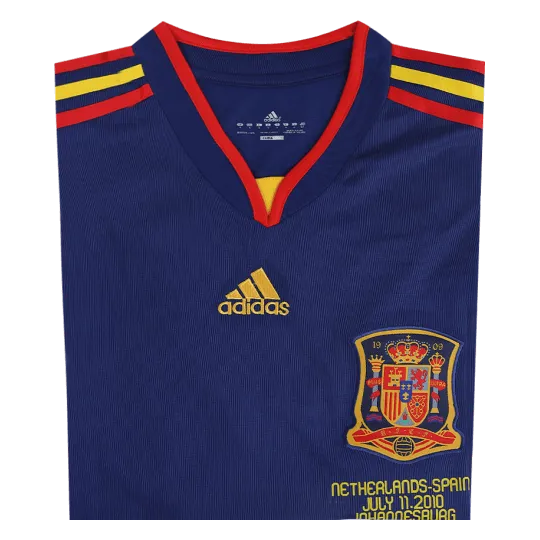 Spain 2010 Away Retro Jersey Men World