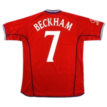 England 2002 Away Retro Shirt Beckham