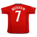 England 2002 Away Retro Shirt Beckham