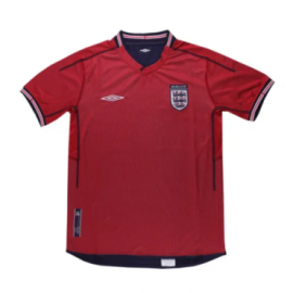 England 2002 Away Retro Shirt Beckham