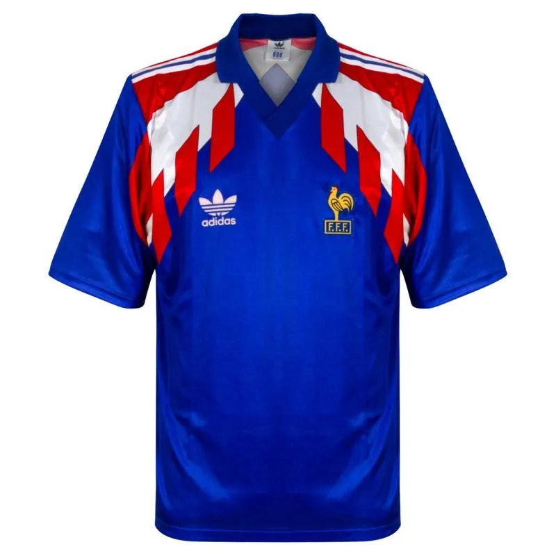 France 1990 Retro Home Jersey Men World