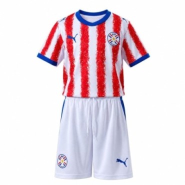 Paraguay Home Jersey 2026 Kids