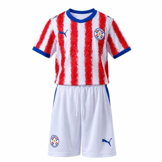 Paraguay Home Jersey 2026 Kids