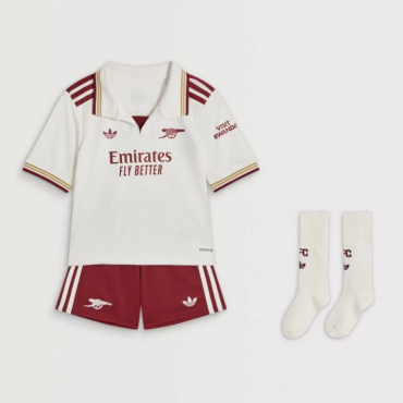 Arsenal Third Kit Kids Shirt 2025/26